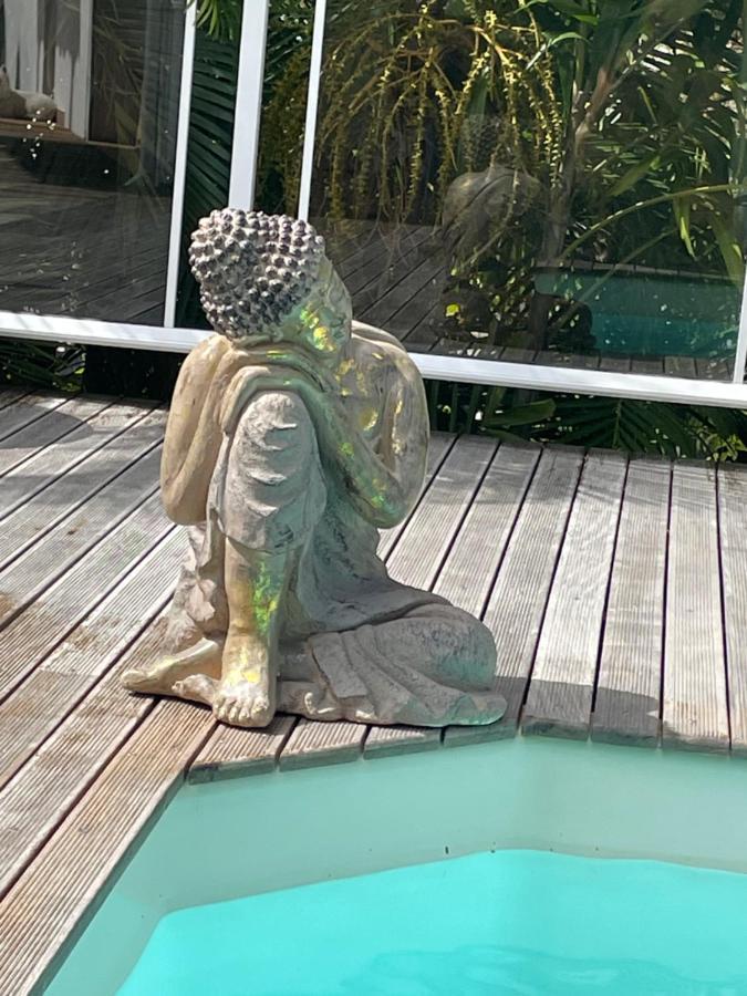 Villa Ste Marthe Avec Piscine, Grande Terrasse, Jardin Intime Et Citerne D'Eau سانت فرانسوا المظهر الخارجي الصورة